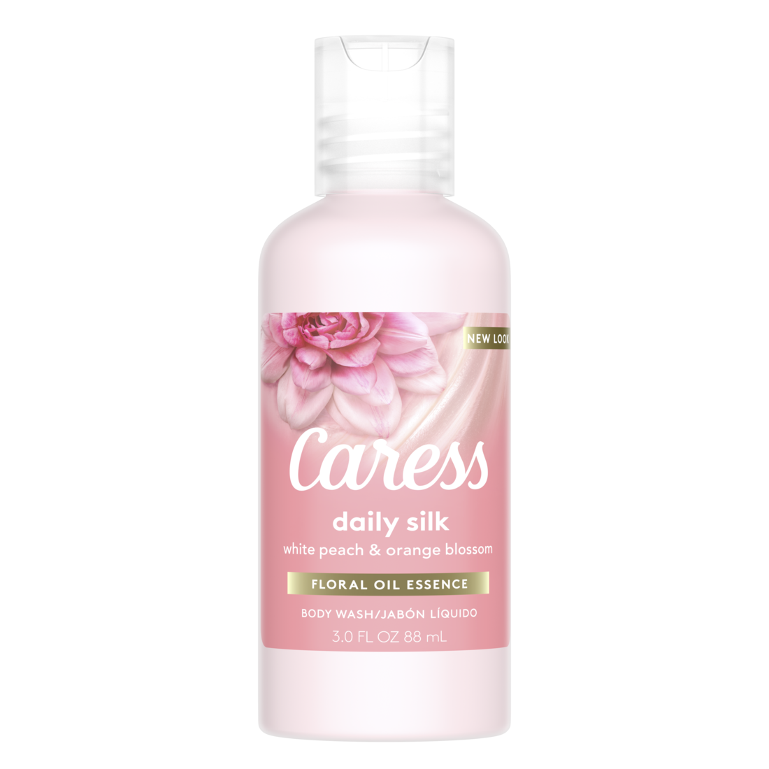 Caress Daily Silk Body Wash - White Peach & Orange Blossom