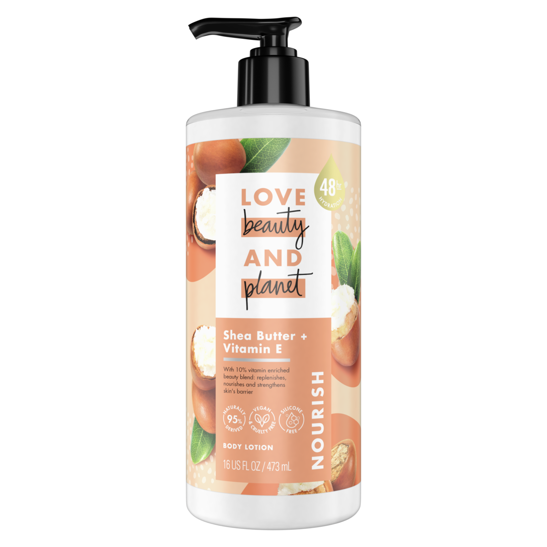 Love Beauty and Planet, Shea Butter + Vitamin E, Nourish, Body Lotion ...