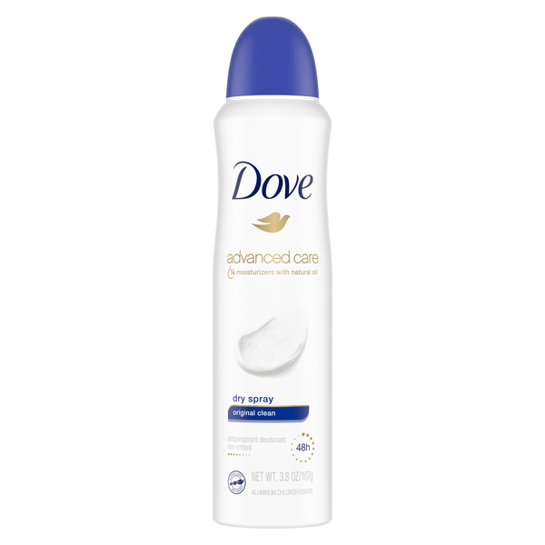 Dove, Advanced Care, 48h Dry Spray Antiperspirant Deodorant, Original ...